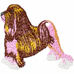 Dogs Embroidery Design 2 Dogs Embroidery Design 2